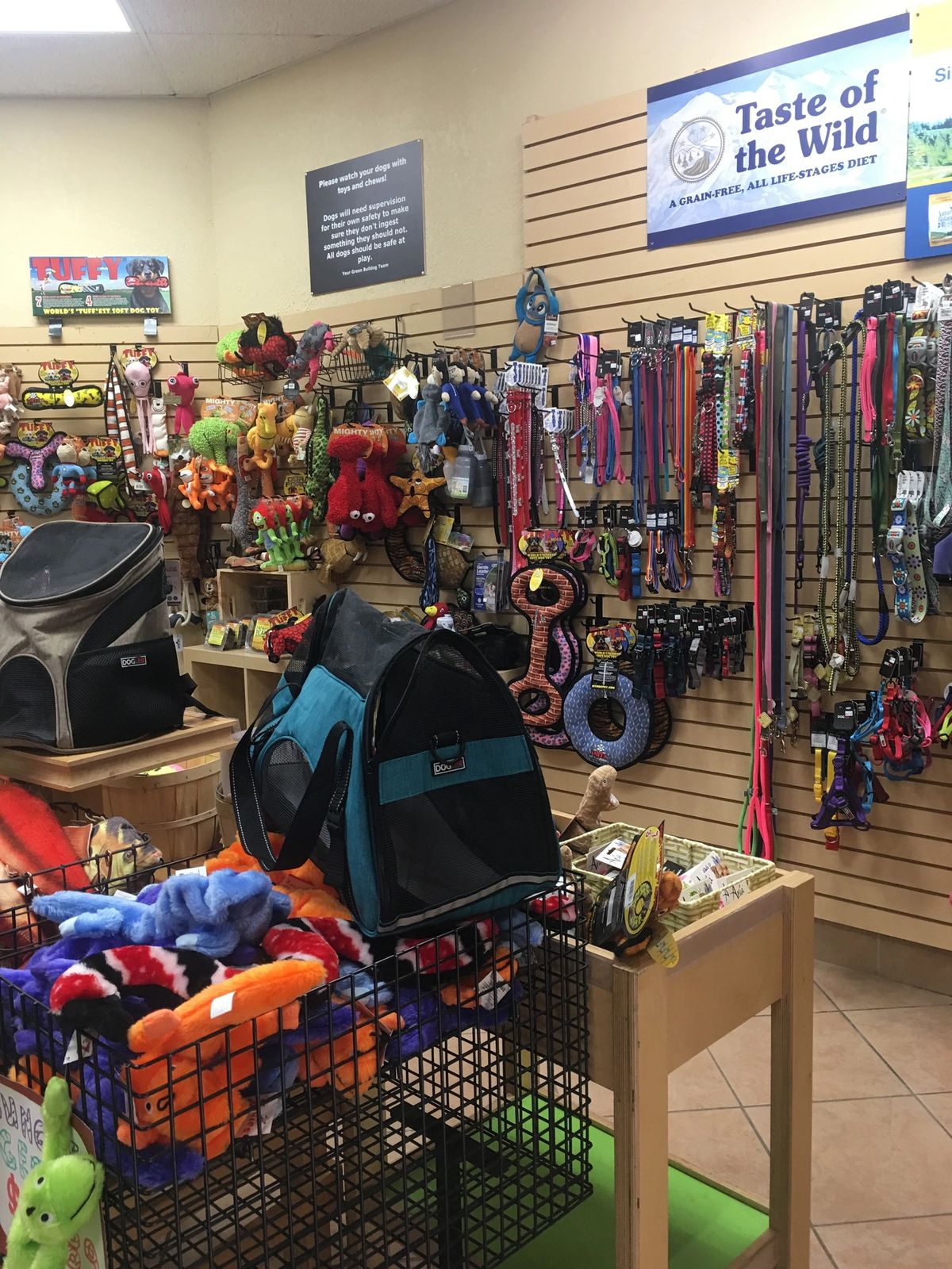 Pet supplies at the Mesa store